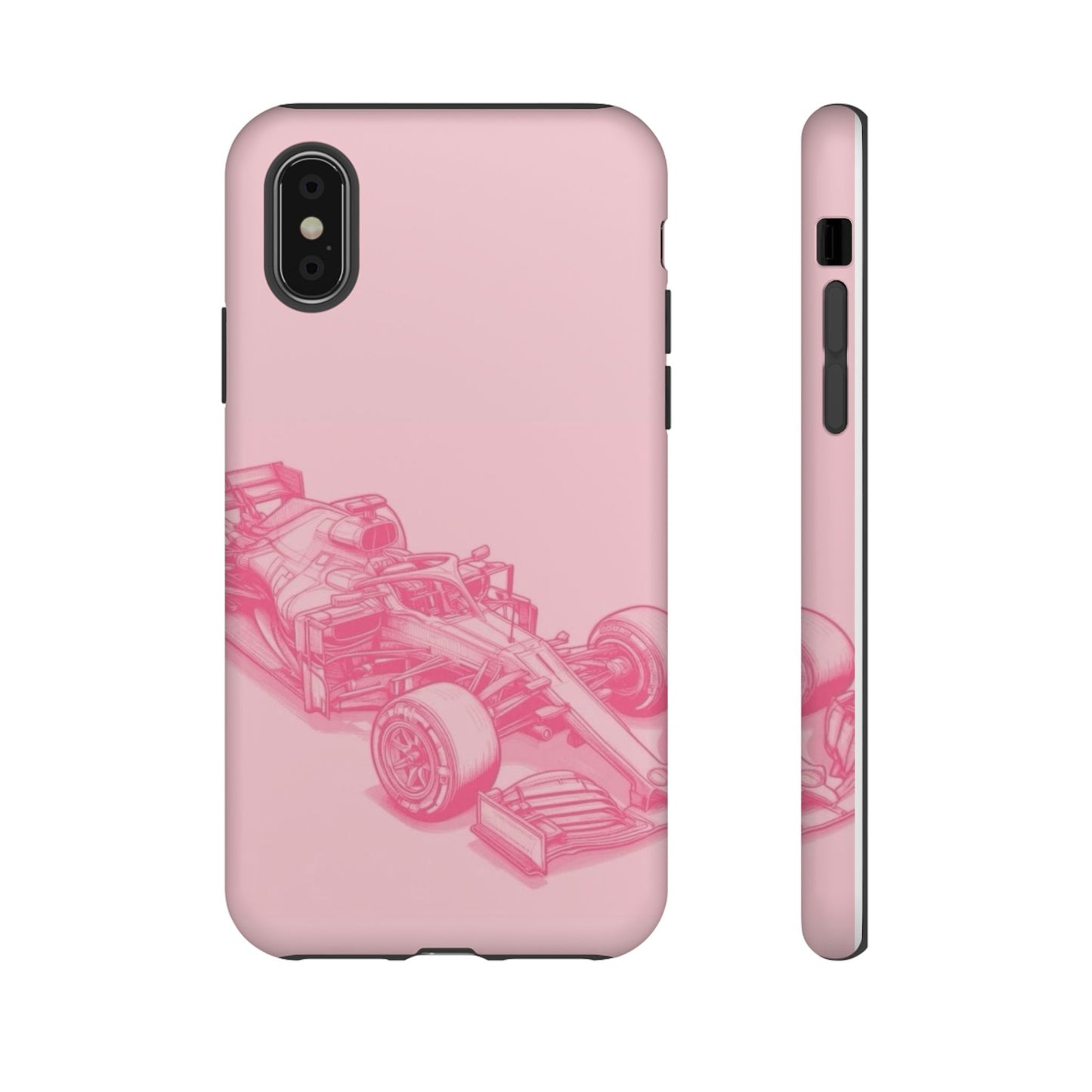 Pink Racecar iPhone Case