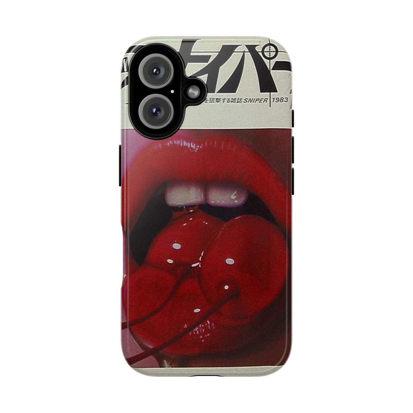 Cherry Lips iPhone Case