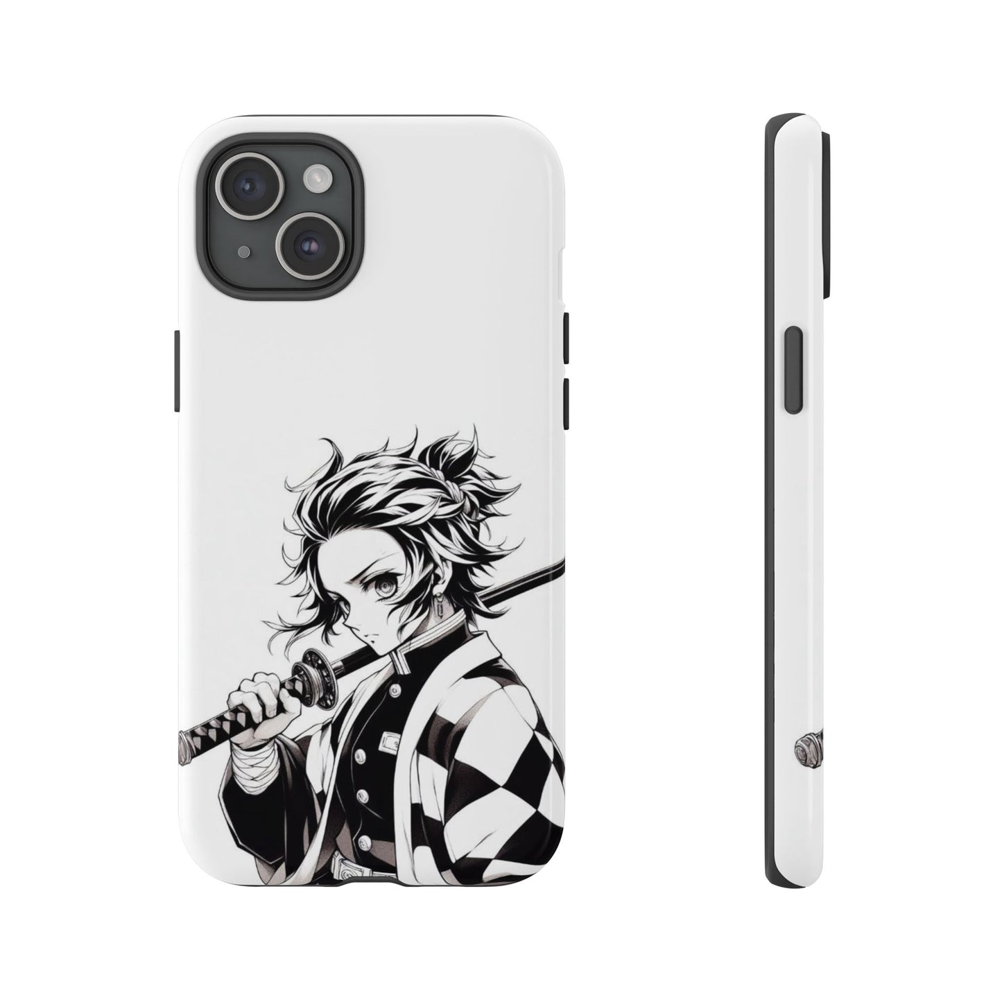 White Kamado Tanjiro Phone Case