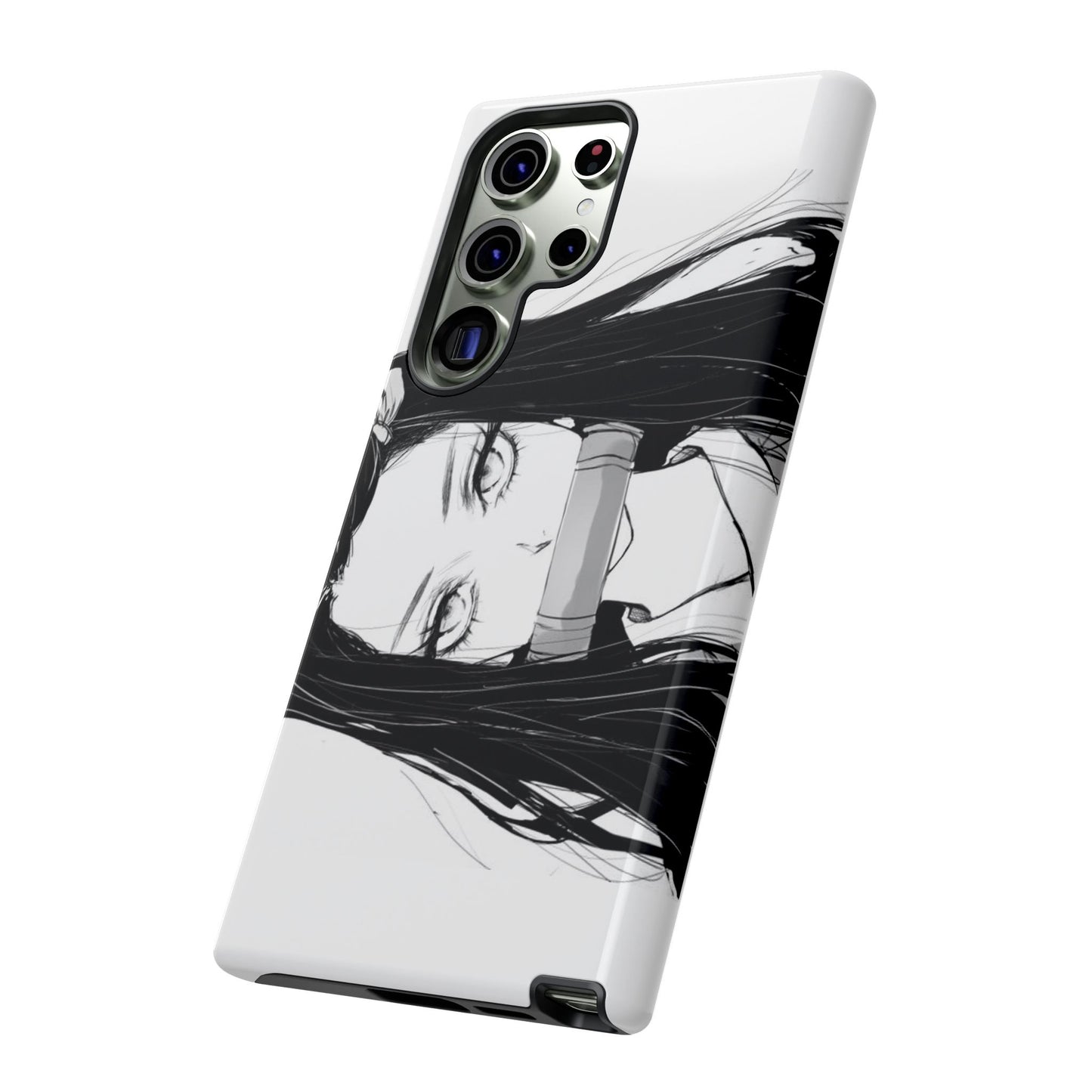 White Nezuko Kamado Clipart Phone Case