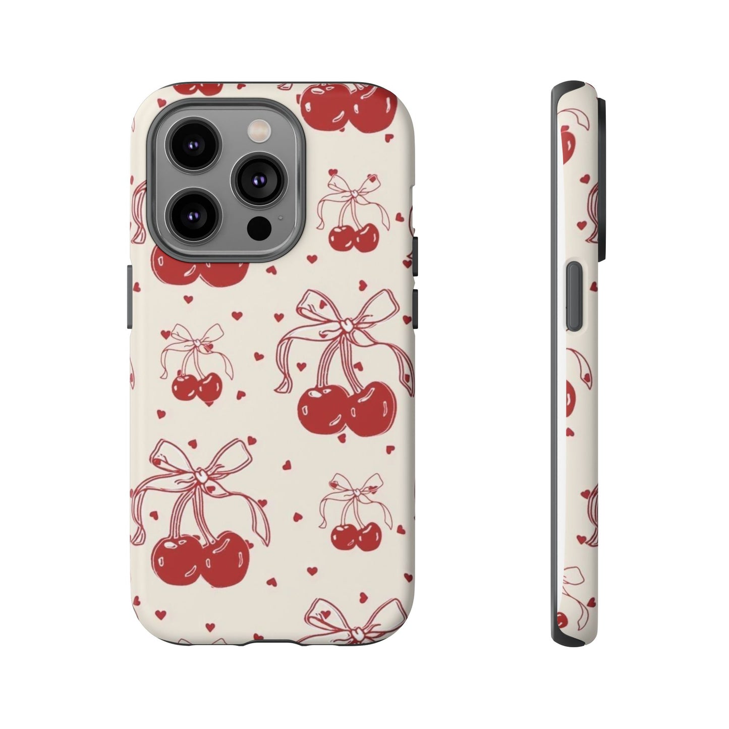 Cherry Bows iPhone Case