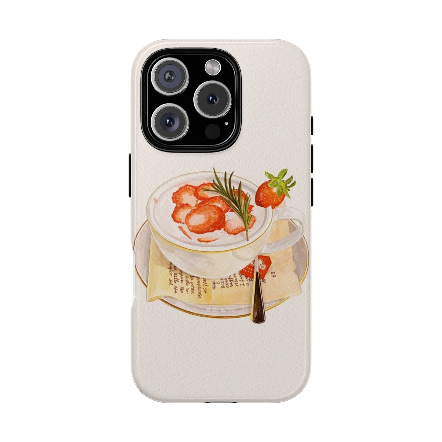 Strawberry Cream iPhone Case