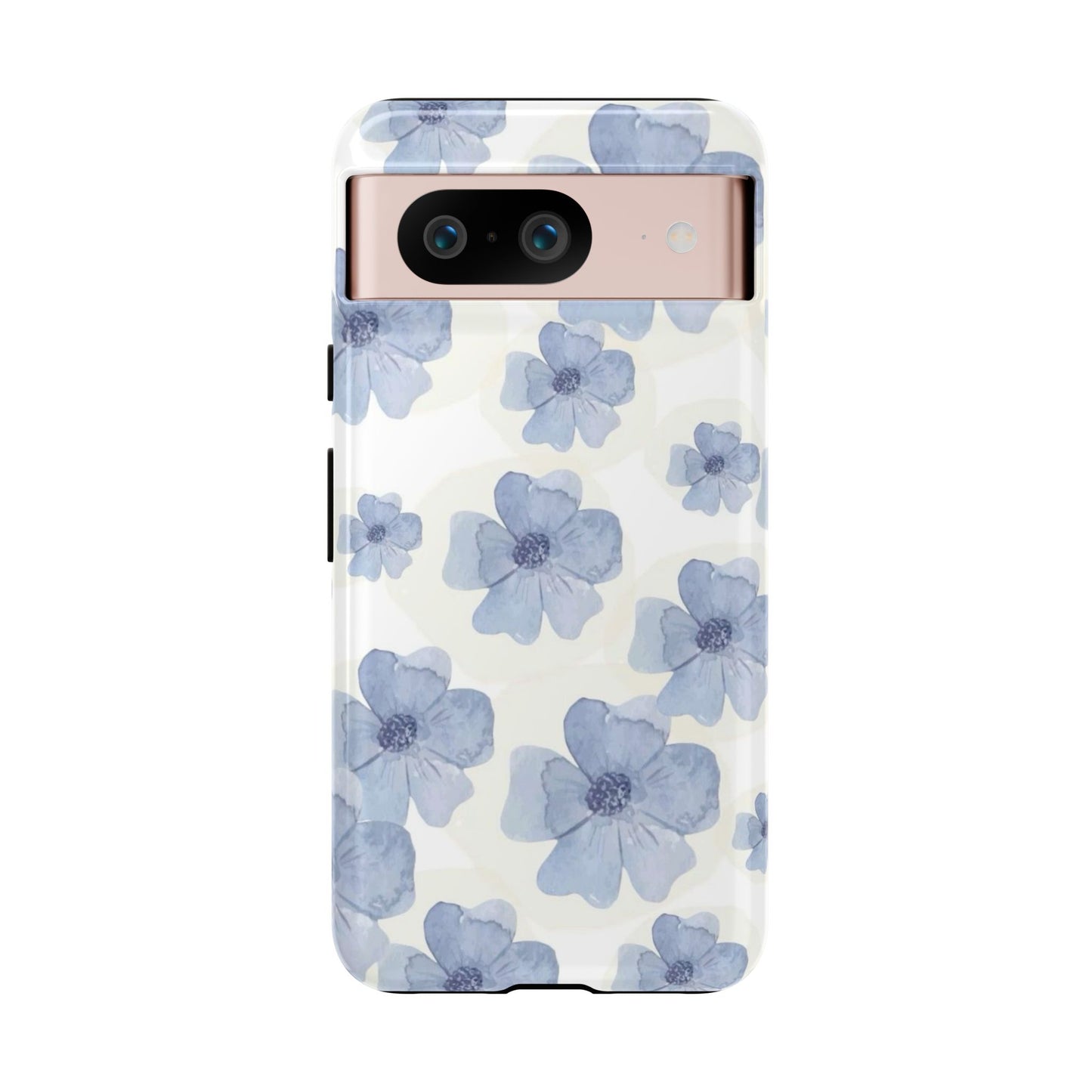 Blue Watercolor Flower iPhone Case