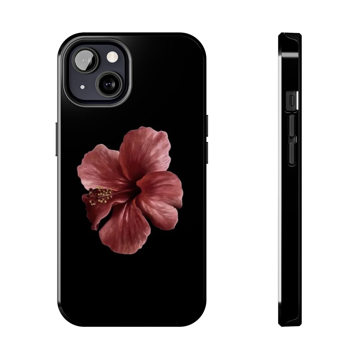 3D Hibiscus iPhone Case