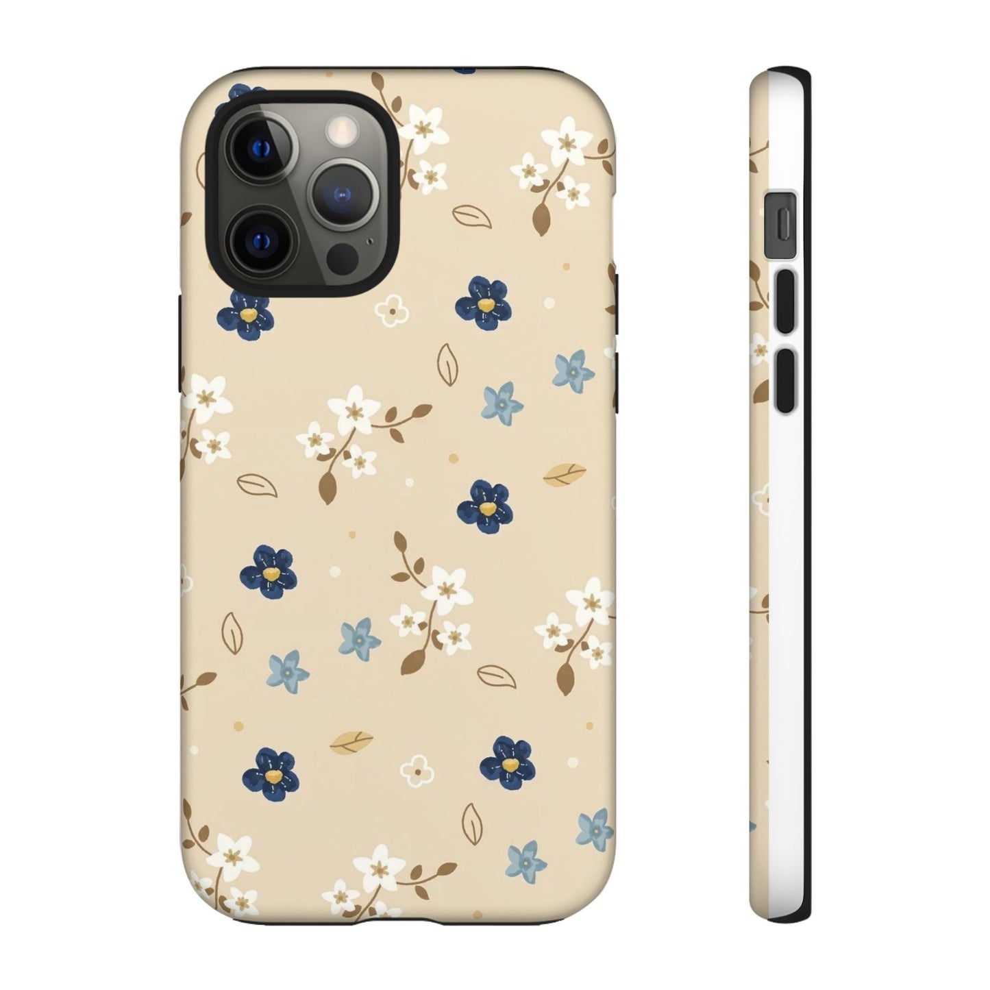 Navy Daisy Phone Case