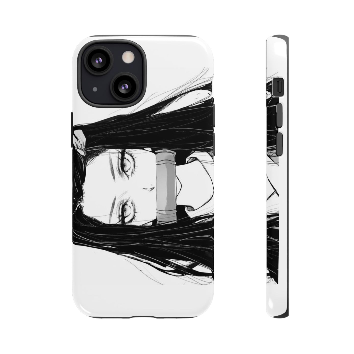 White Nezuko Kamado Clipart Phone Case