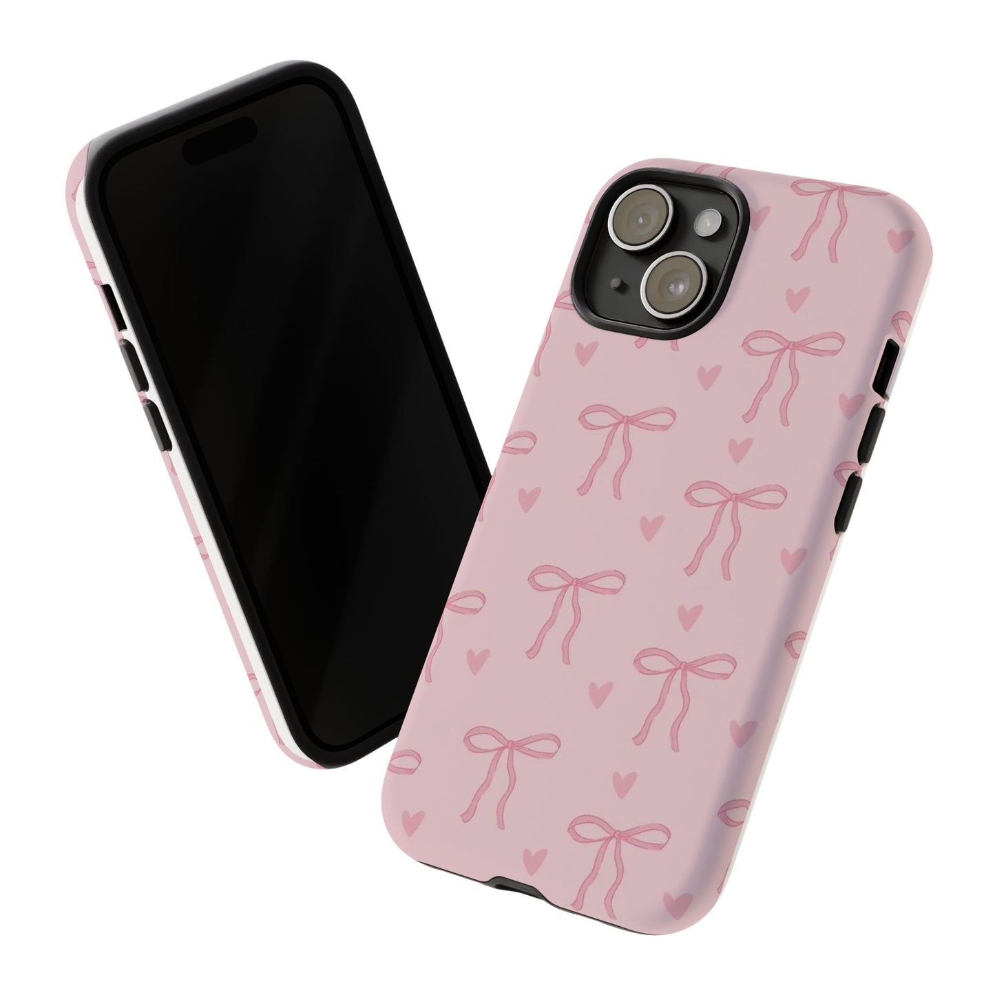 Bows and Hearts iPhone Case