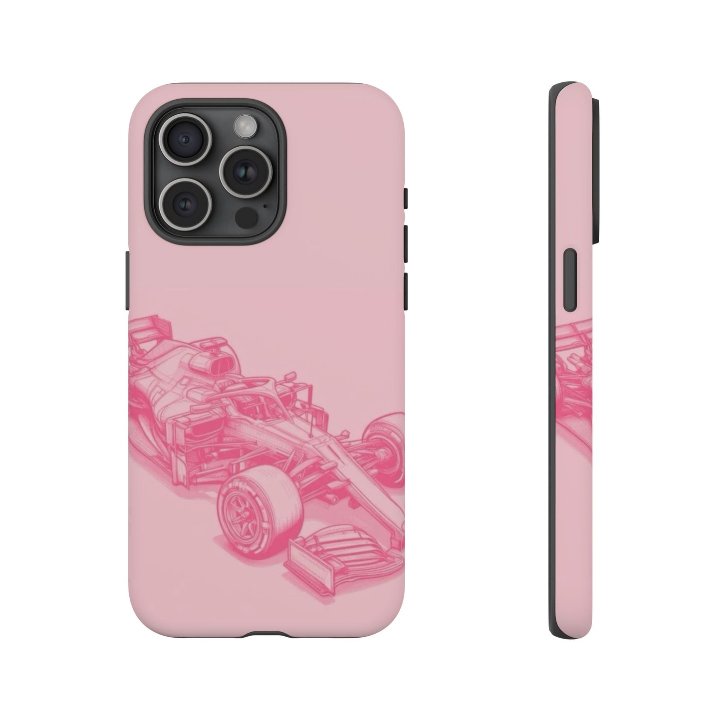 Pink Racecar iPhone Case