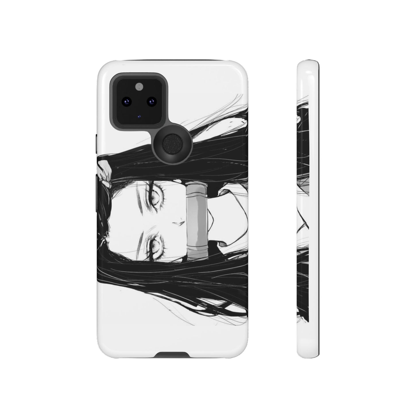 White Nezuko Kamado Clipart Phone Case