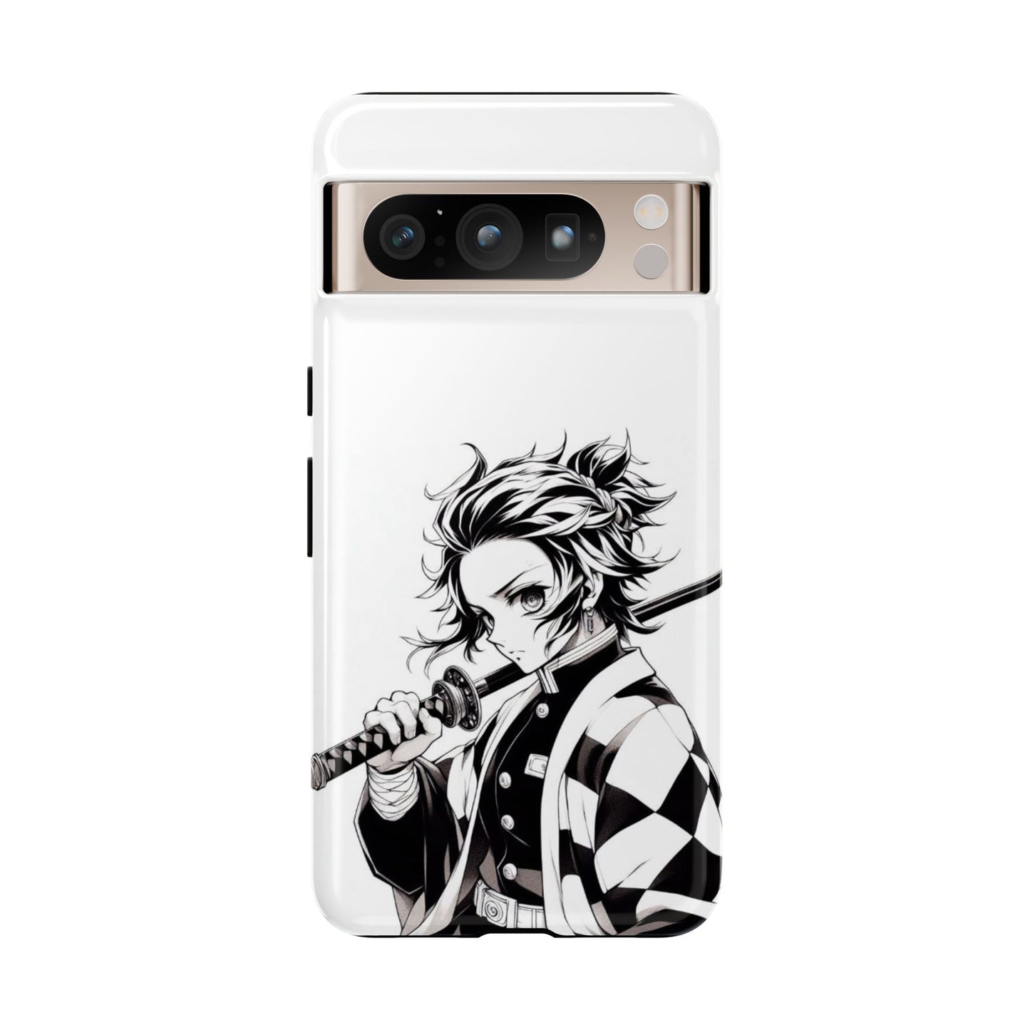 White Kamado Tanjiro Phone Case