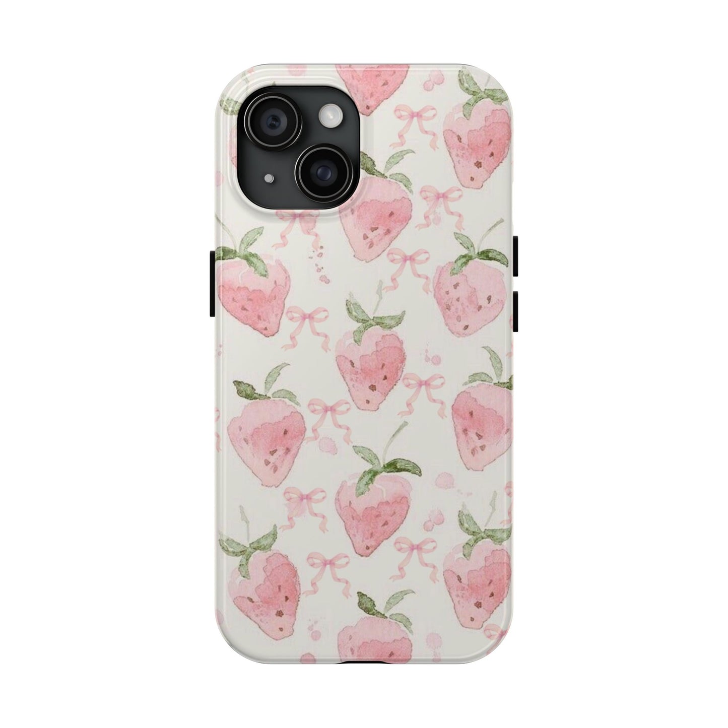 Strawberry Bows iPhone Case