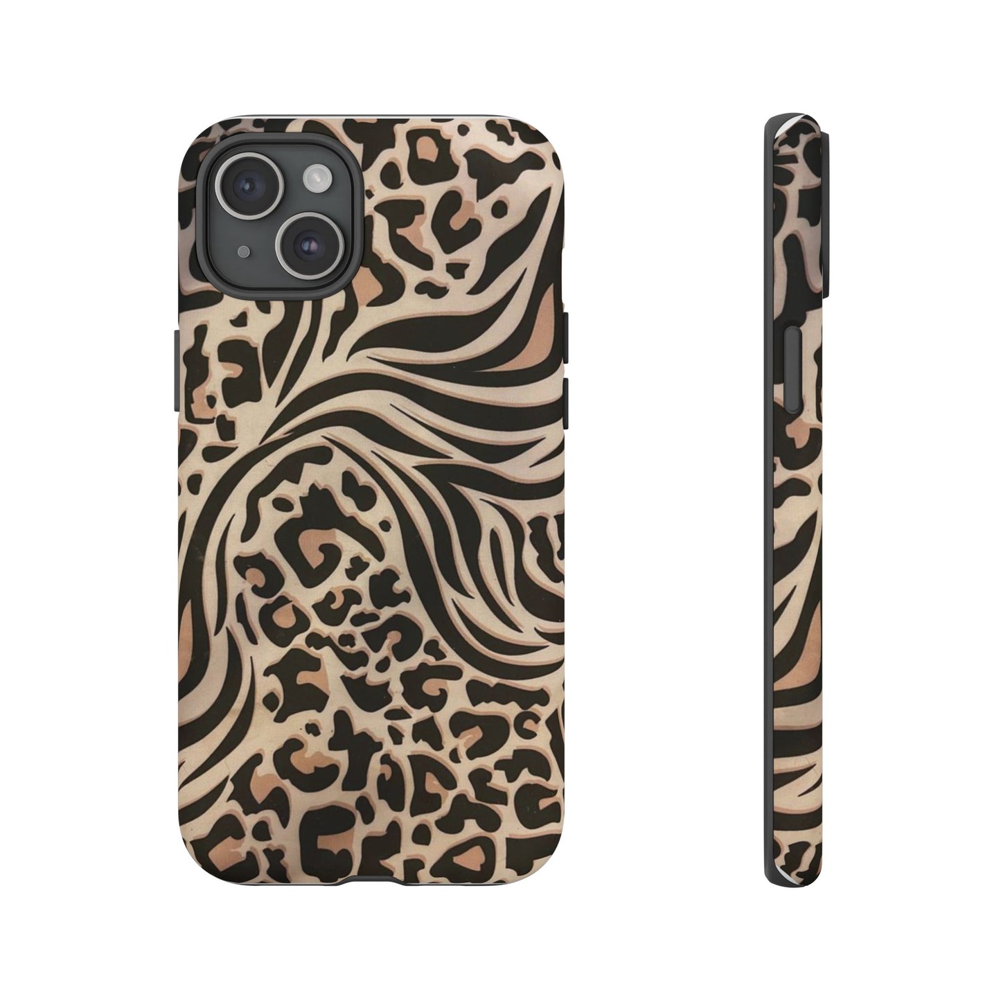 Cheetah Zebra iPhone Case