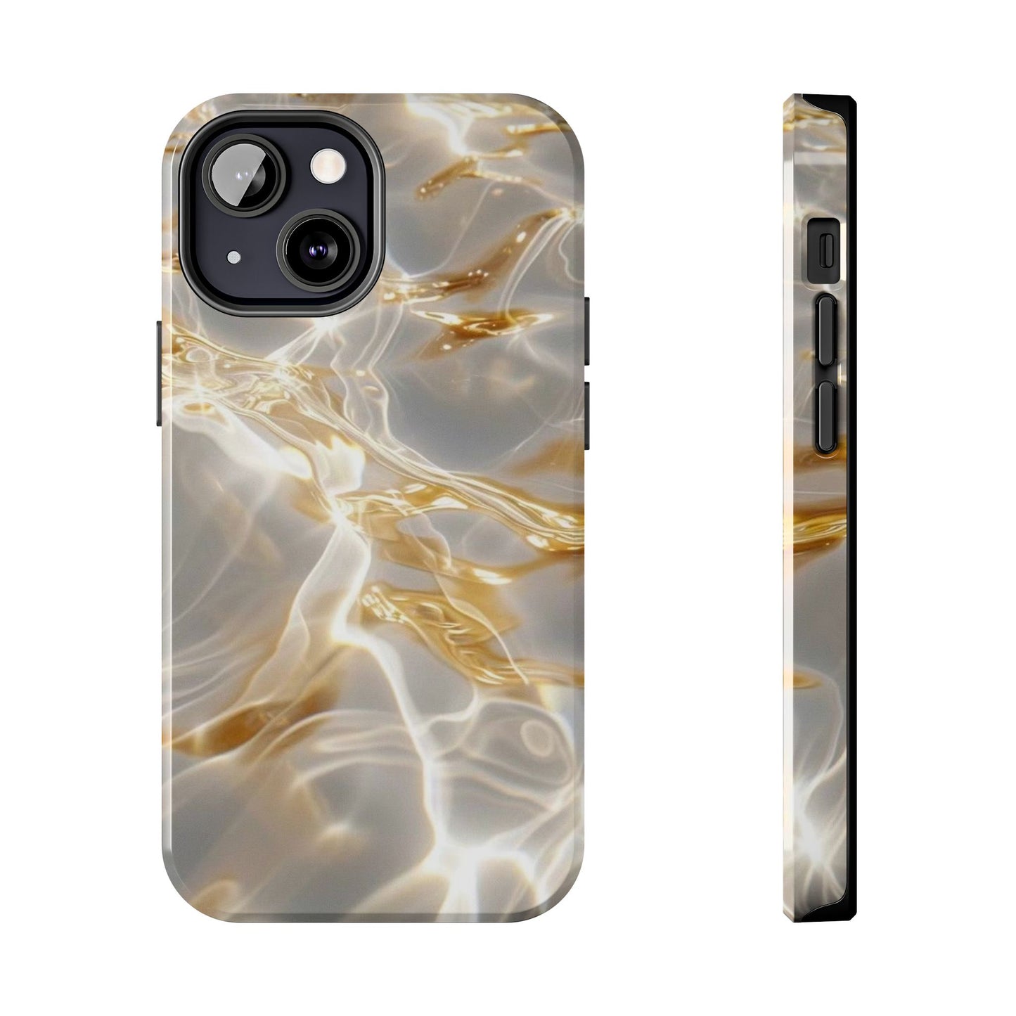 Golden Wave iPhone Case