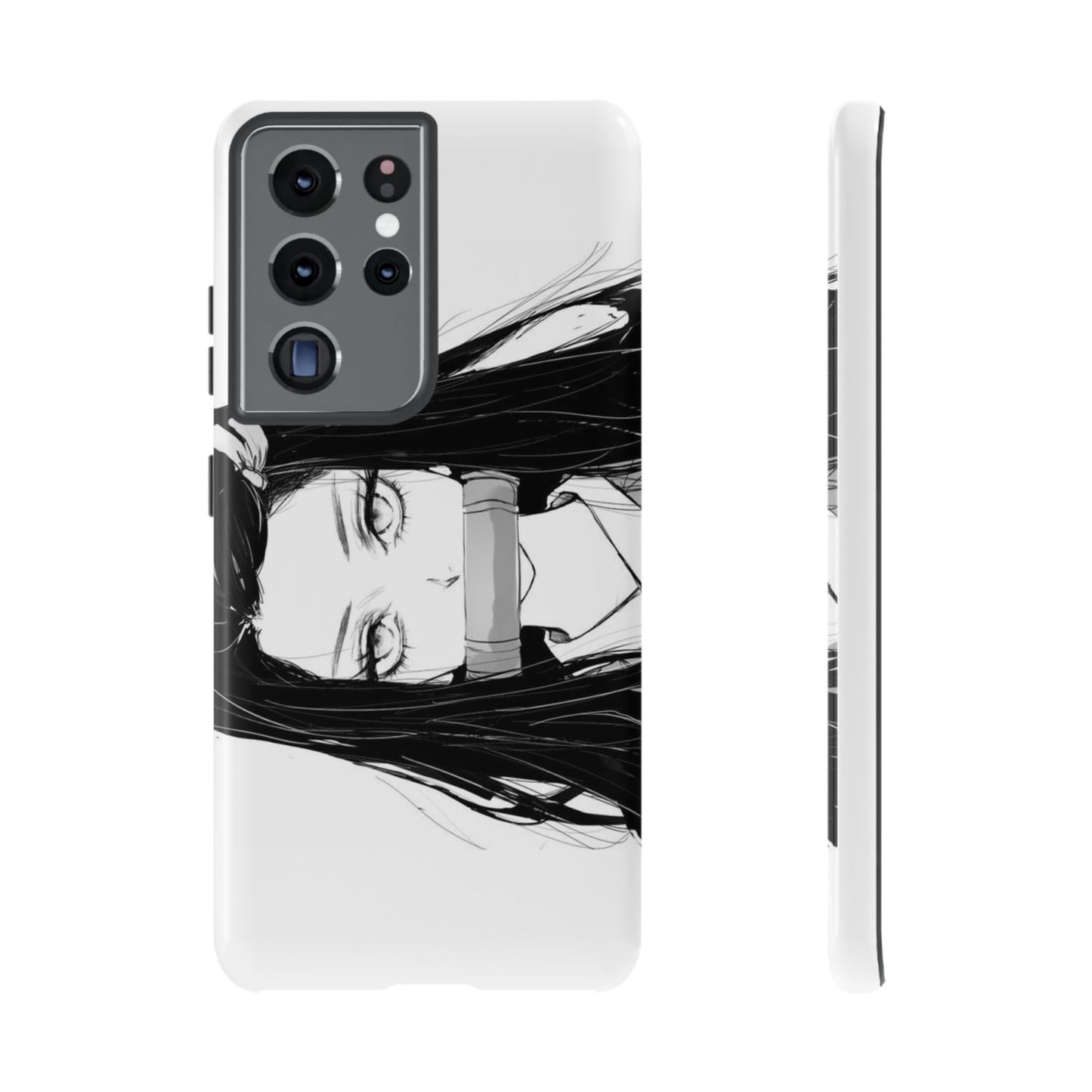 White Nezuko Kamado Clipart Phone Case