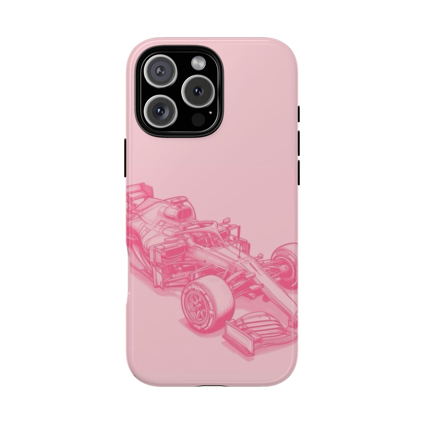 Pink Racecar iPhone Case