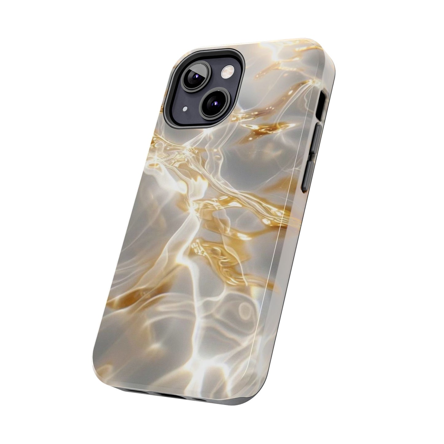 Golden Wave iPhone Case