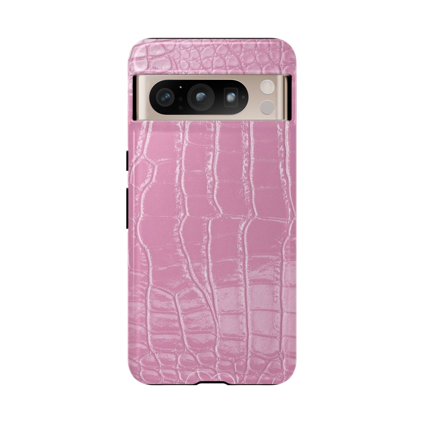 Pink Leather iPhone Case