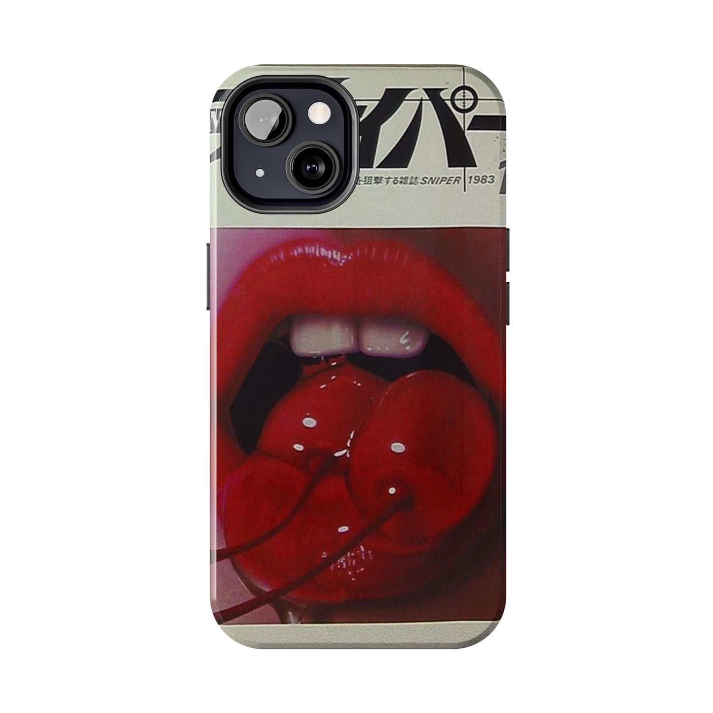 Cherry Red iPhone Case