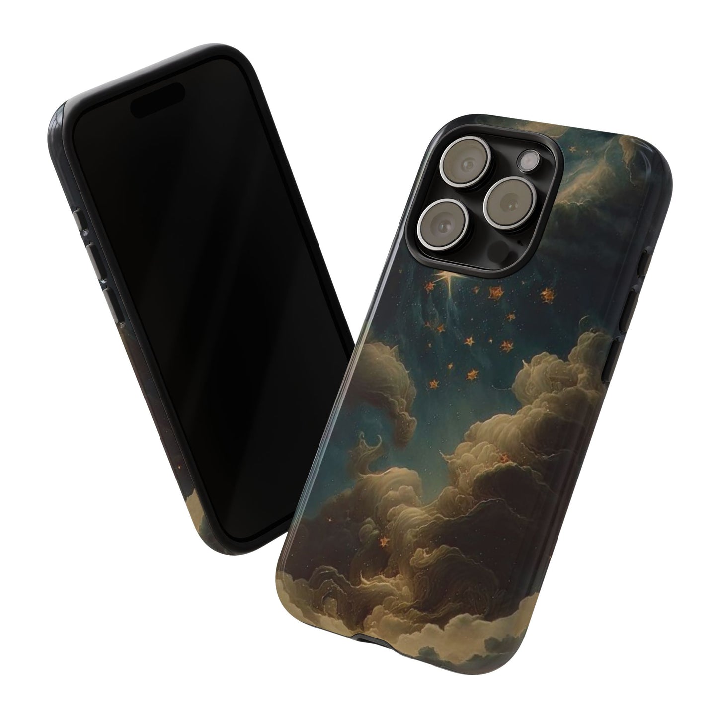 Cloudy Stars iPhone Case