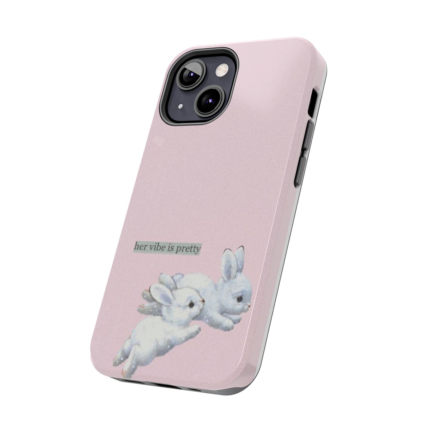 “her vibe is pretty” iPhone Case