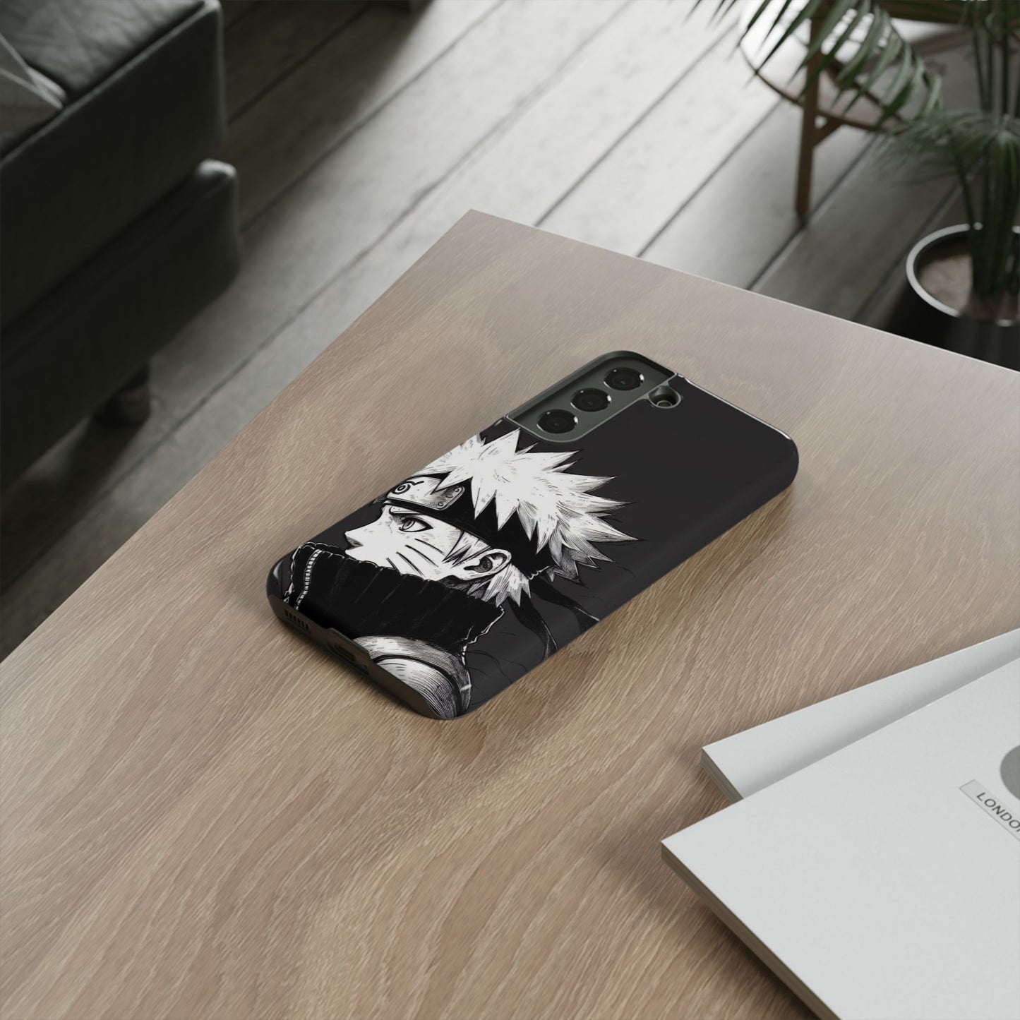 Black Naruto Clipart Phone Case