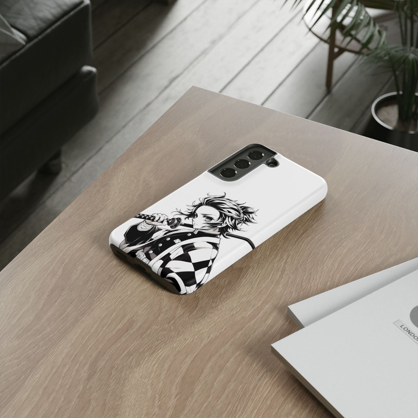 White Kamado Tanjiro Phone Case