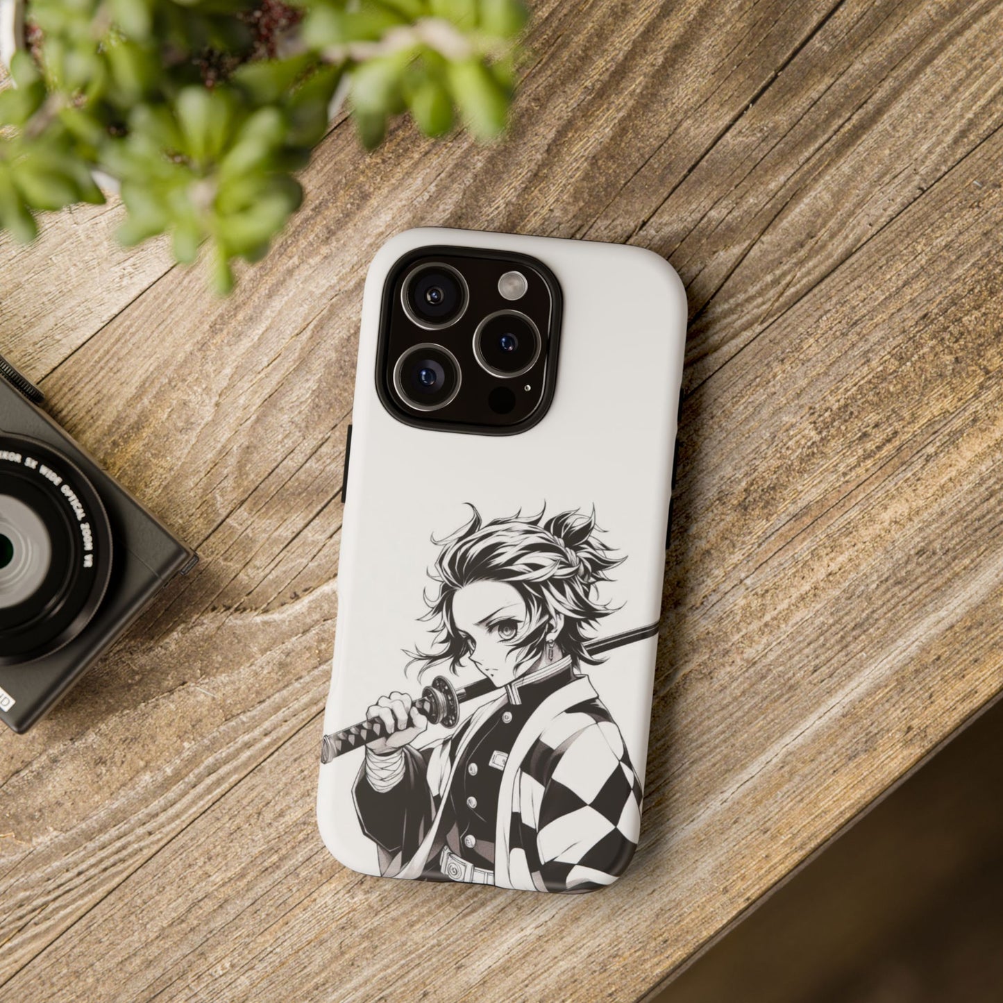 White Kamado Tanjiro Phone Case