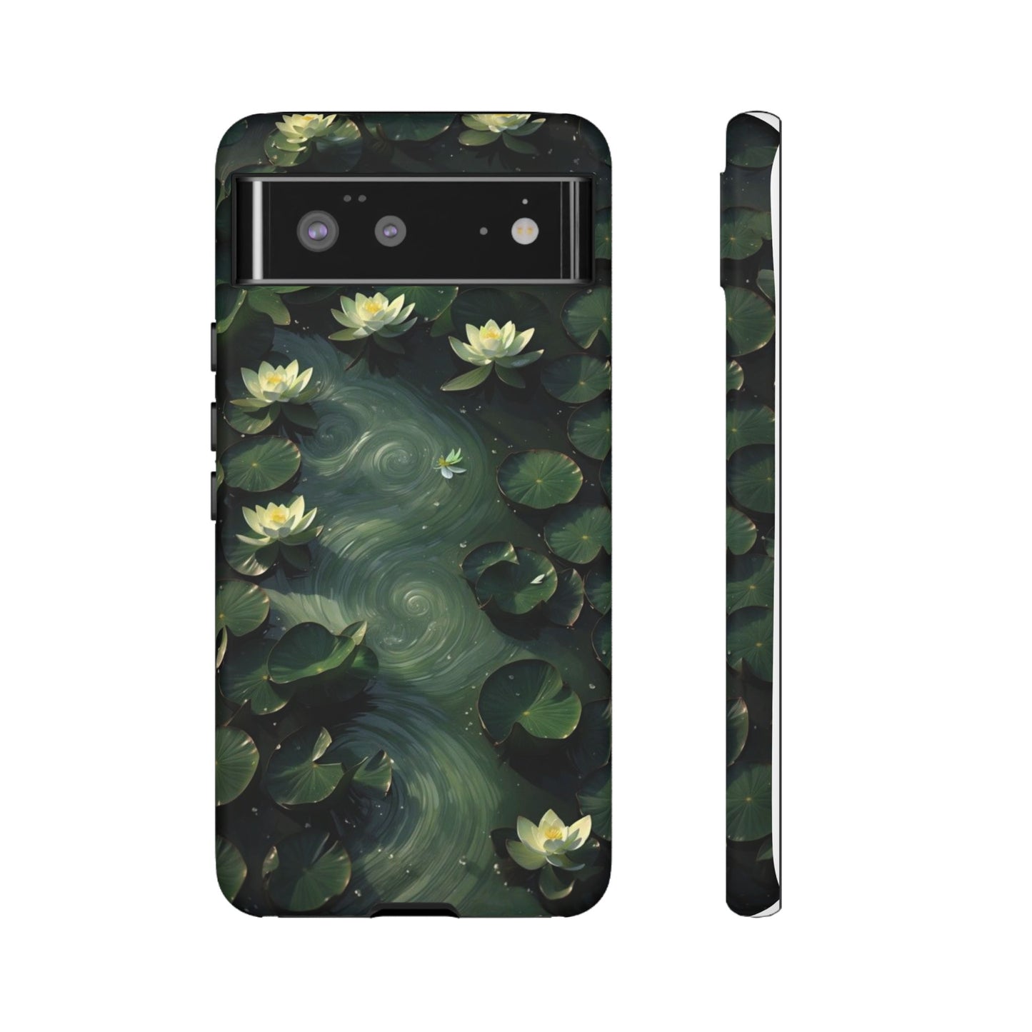 Lilypad Swirls iPhone Case