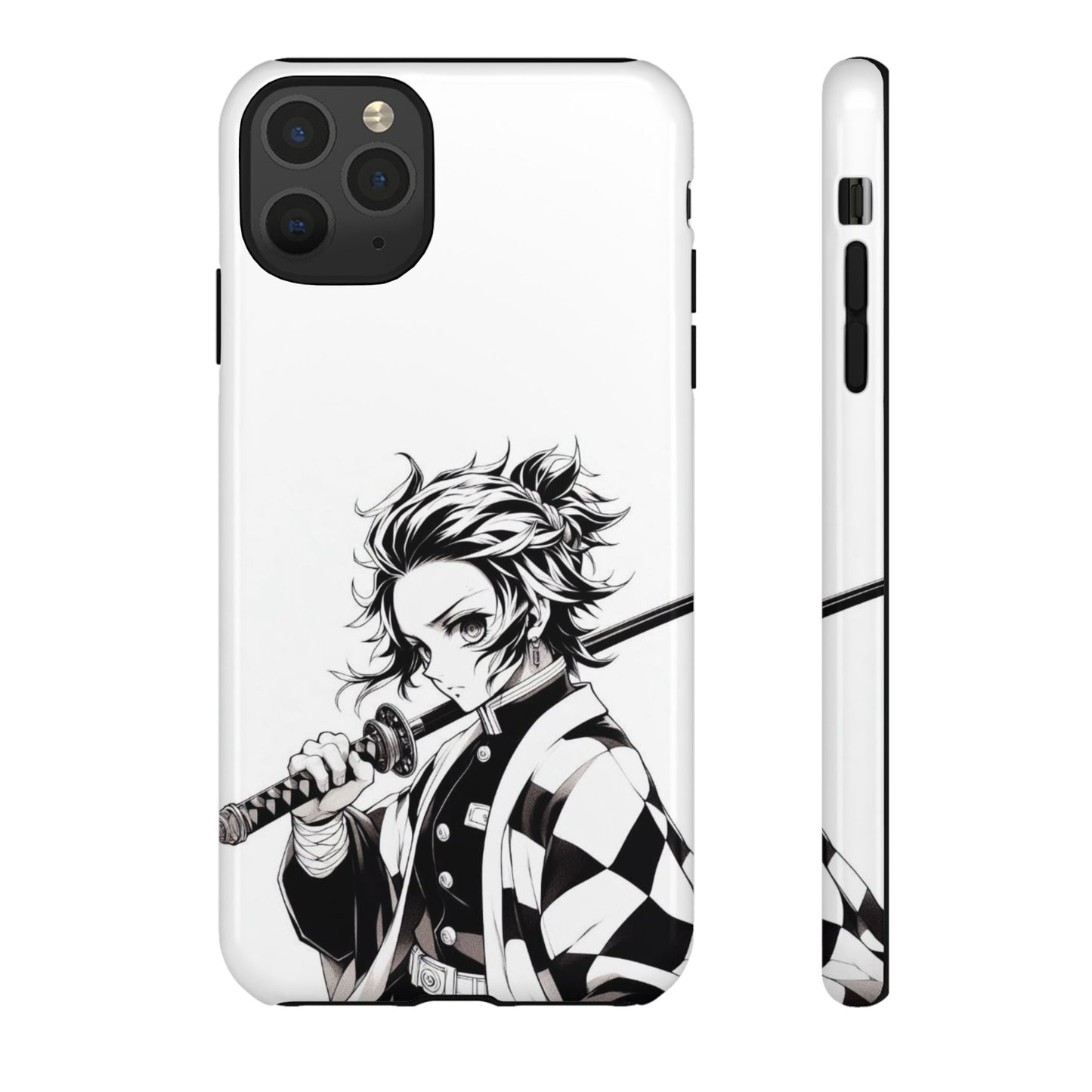 White Kamado Tanjiro Phone Case