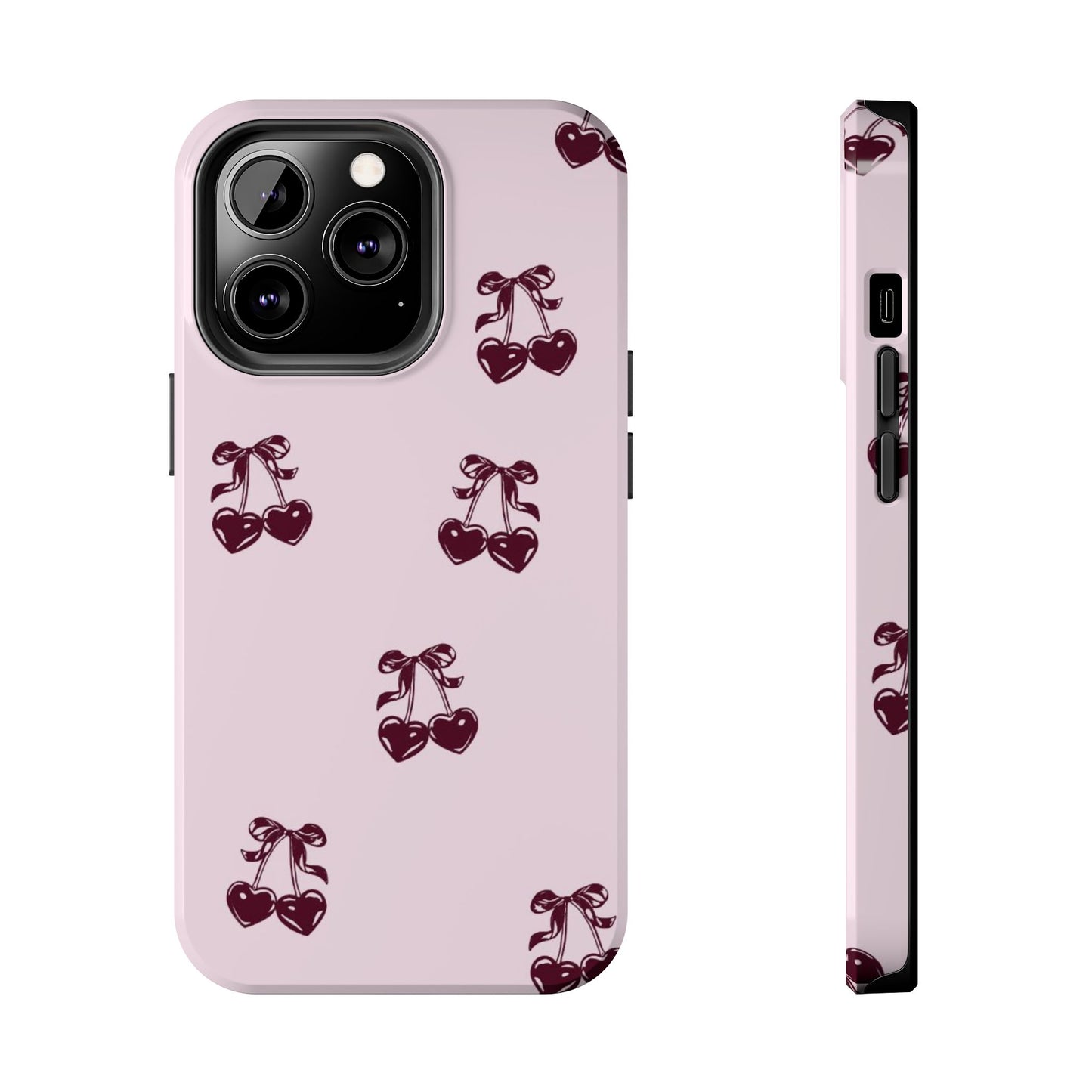 Heart Cherries iPhone Case