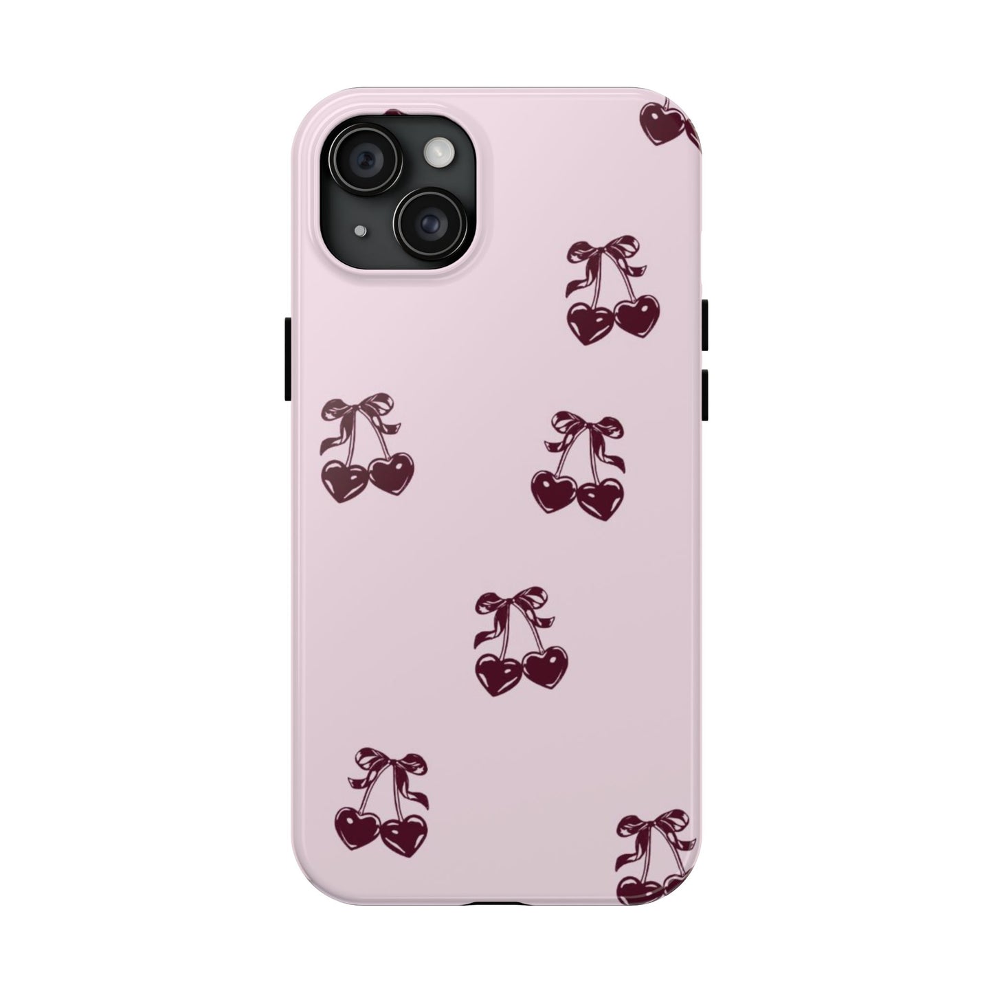 Heart Cherries iPhone Case