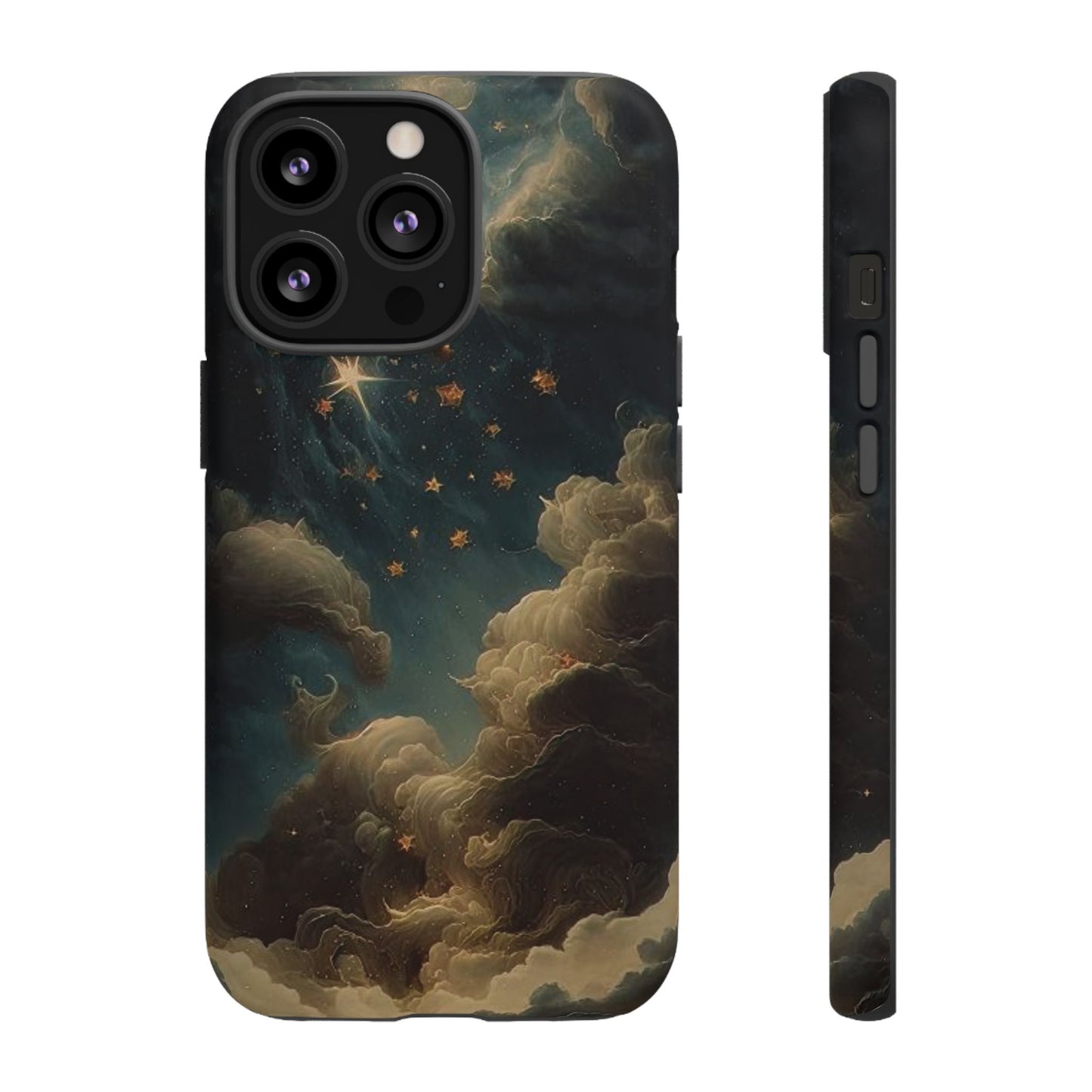 Cloudy Stars iPhone Case