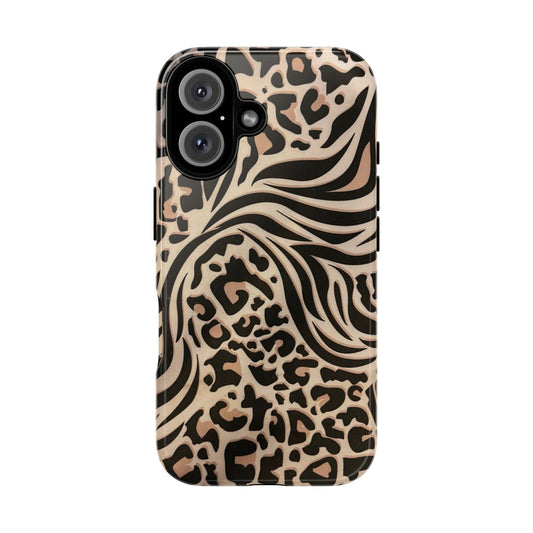 Cheetah Zebra iPhone Case