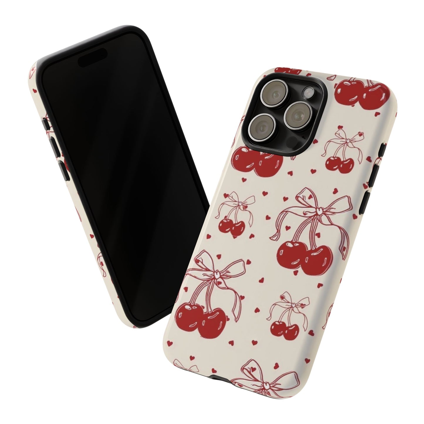 Cherry Bows iPhone Case