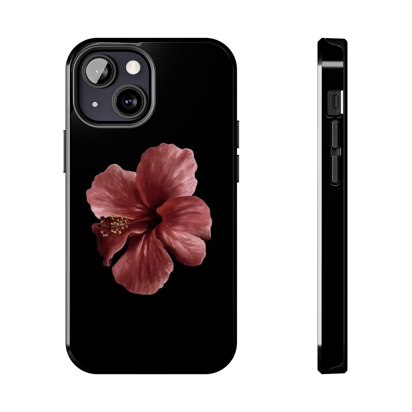 3D Hibiscus iPhone Case