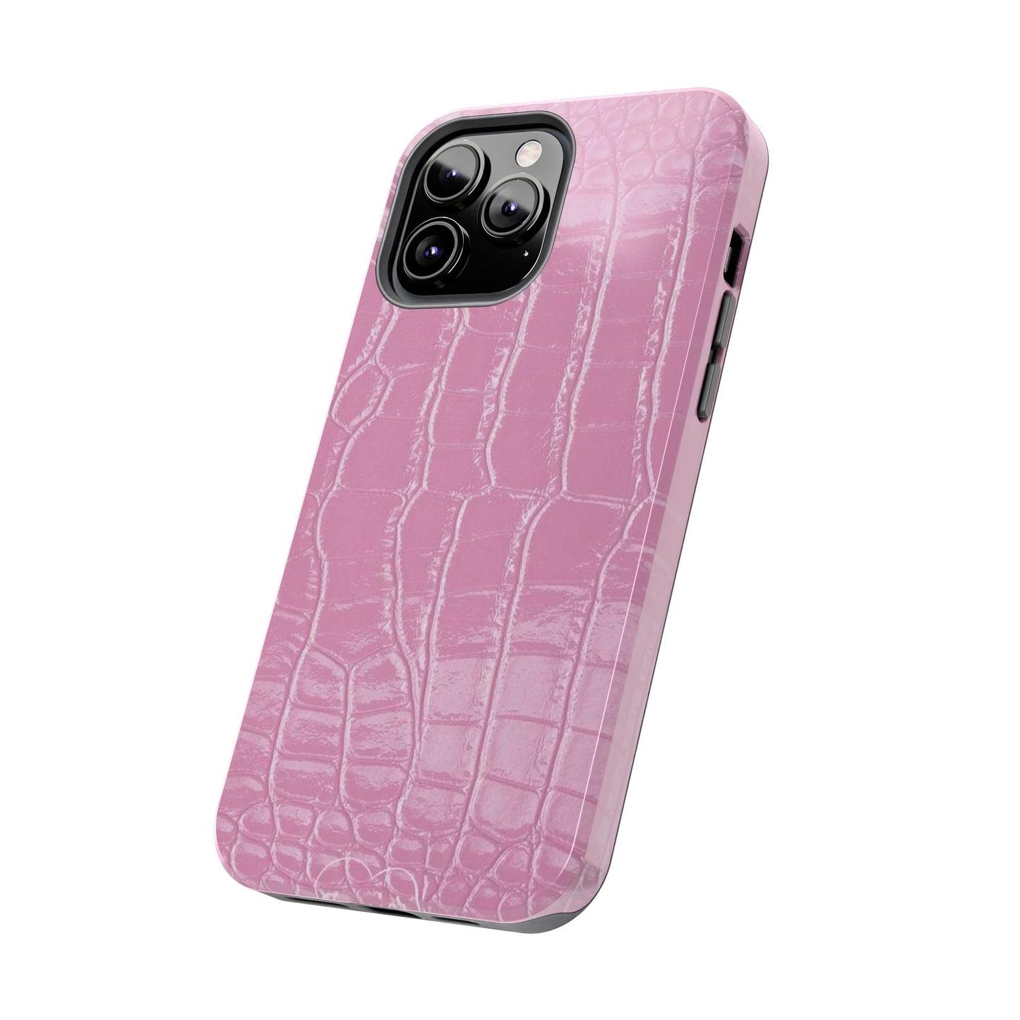 Pink Leather iPhone Case