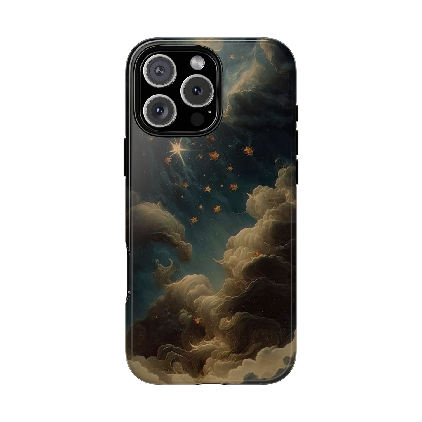 Cloudy Stars iPhone Case