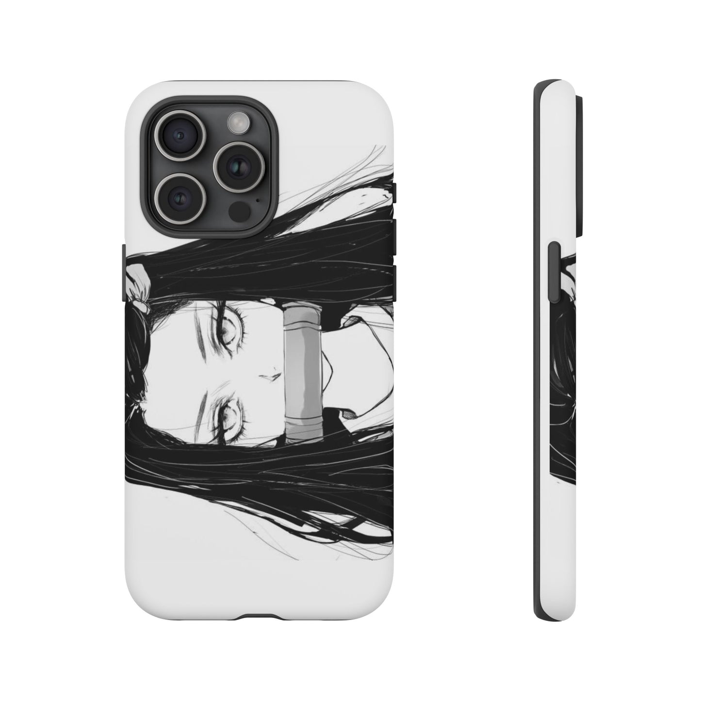 White Nezuko Kamado Clipart Phone Case