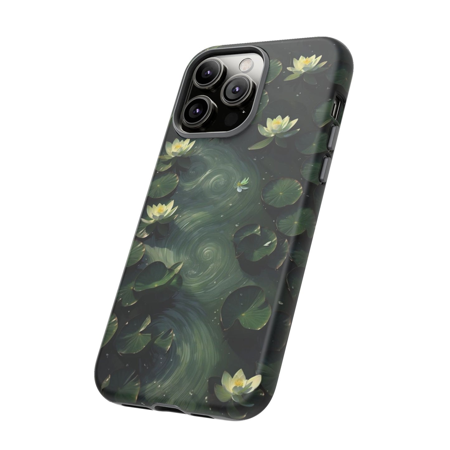 Lilypad Swirls iPhone Case