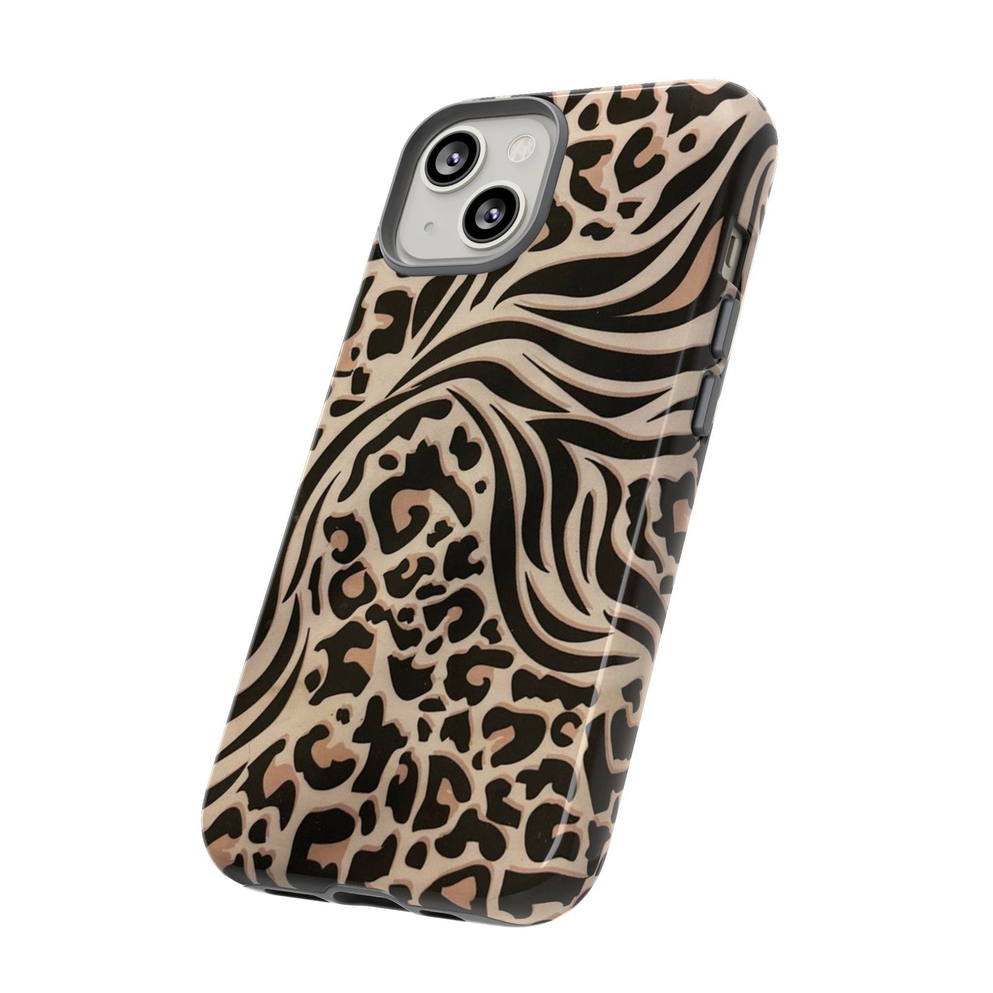 Cheetah Zebra iPhone Case