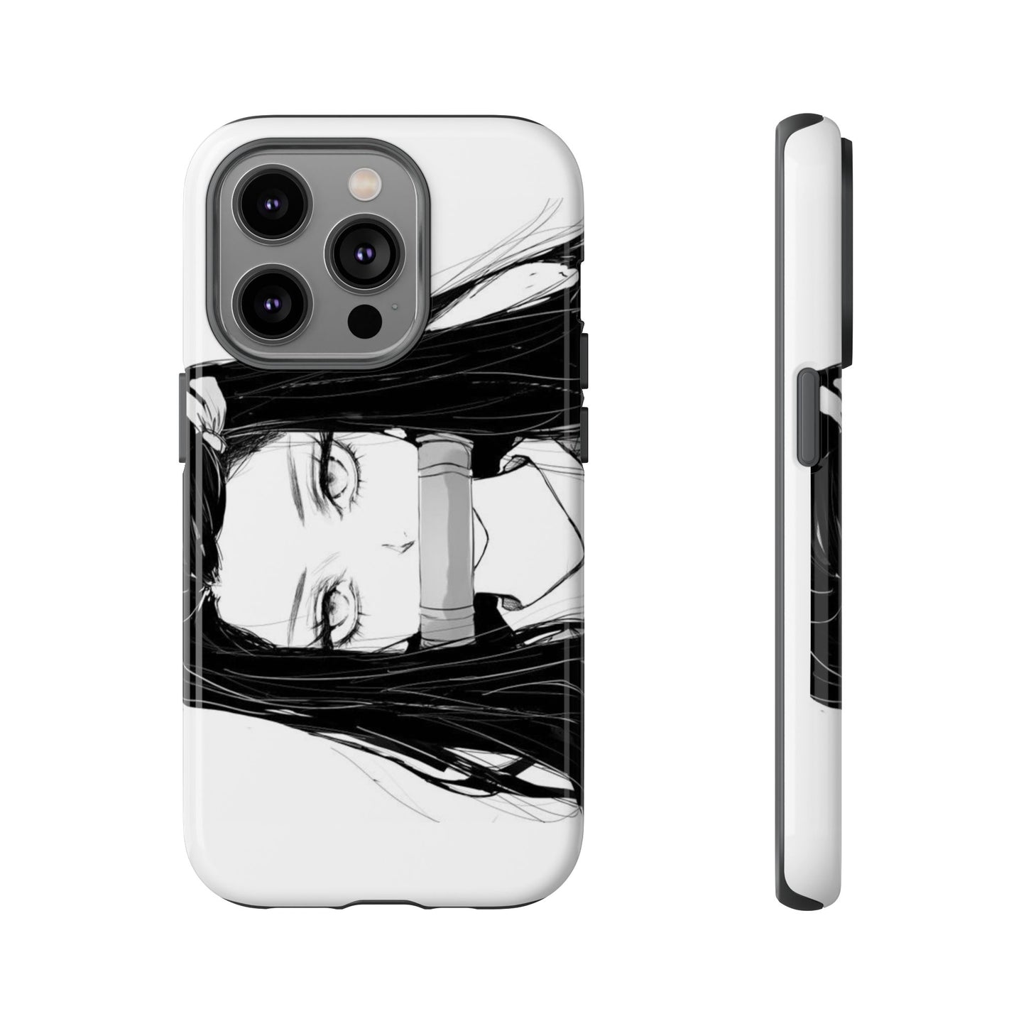 White Nezuko Kamado Clipart Phone Case