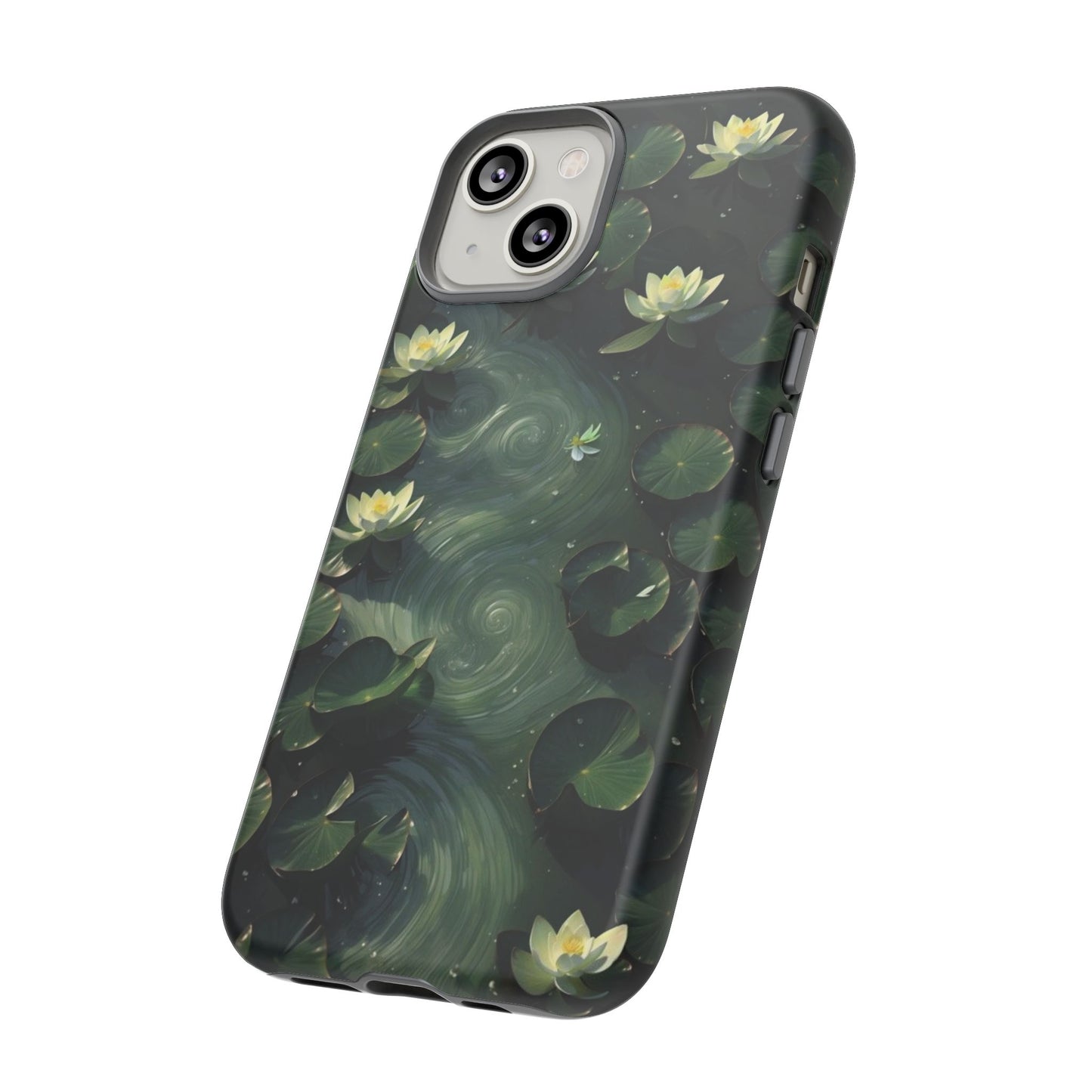 Lilypad Swirls iPhone Case