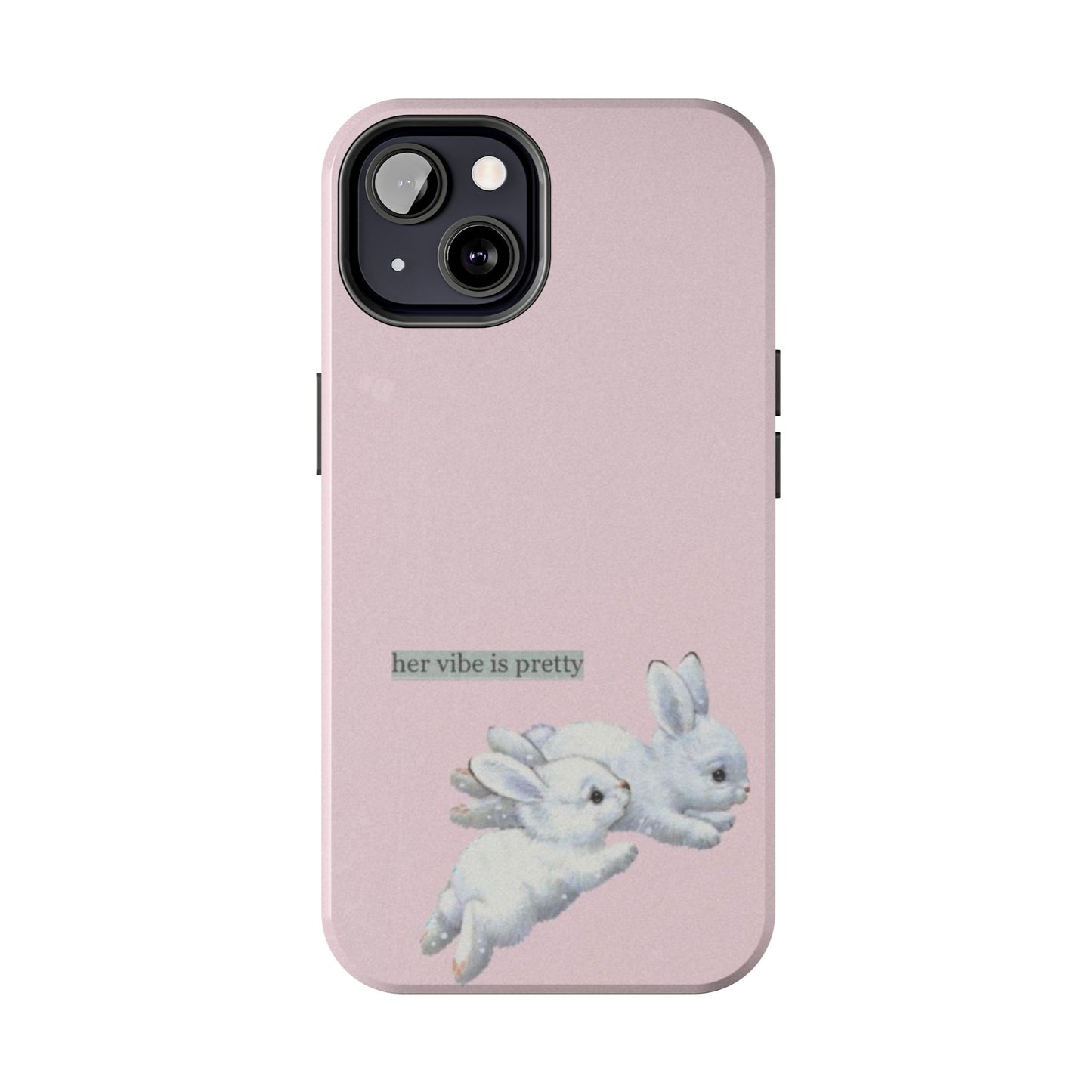 “her vibe is pretty” iPhone Case