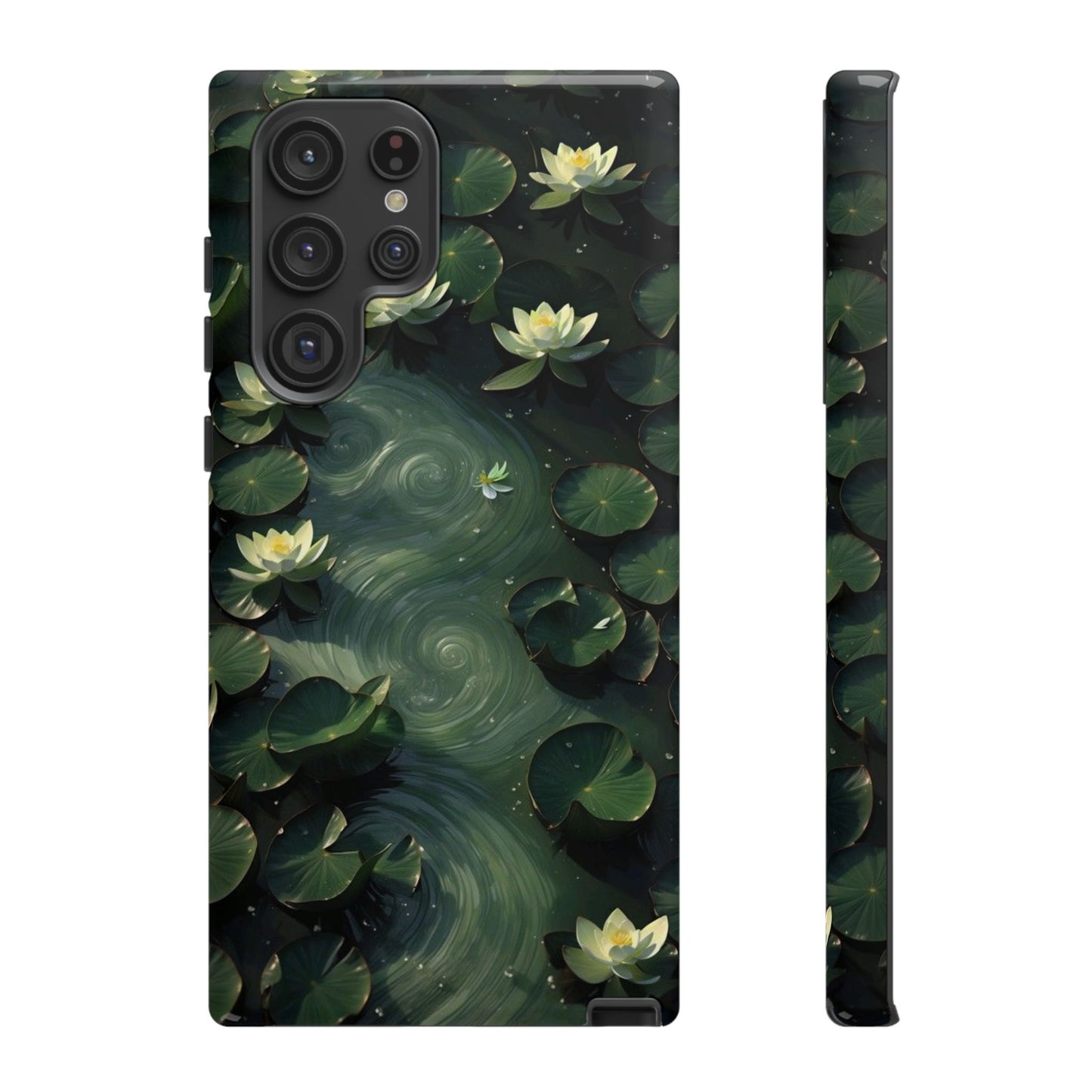 Lilypad Swirls iPhone Case