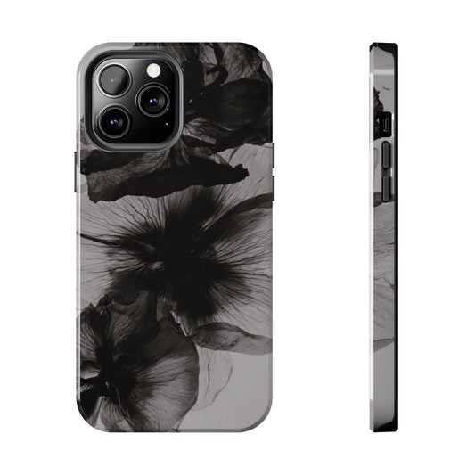 Black & White Floral iPhone Case