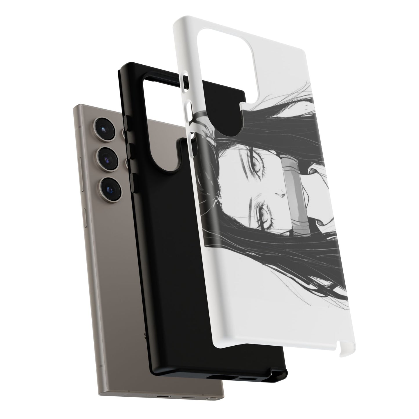 White Nezuko Kamado Clipart Phone Case