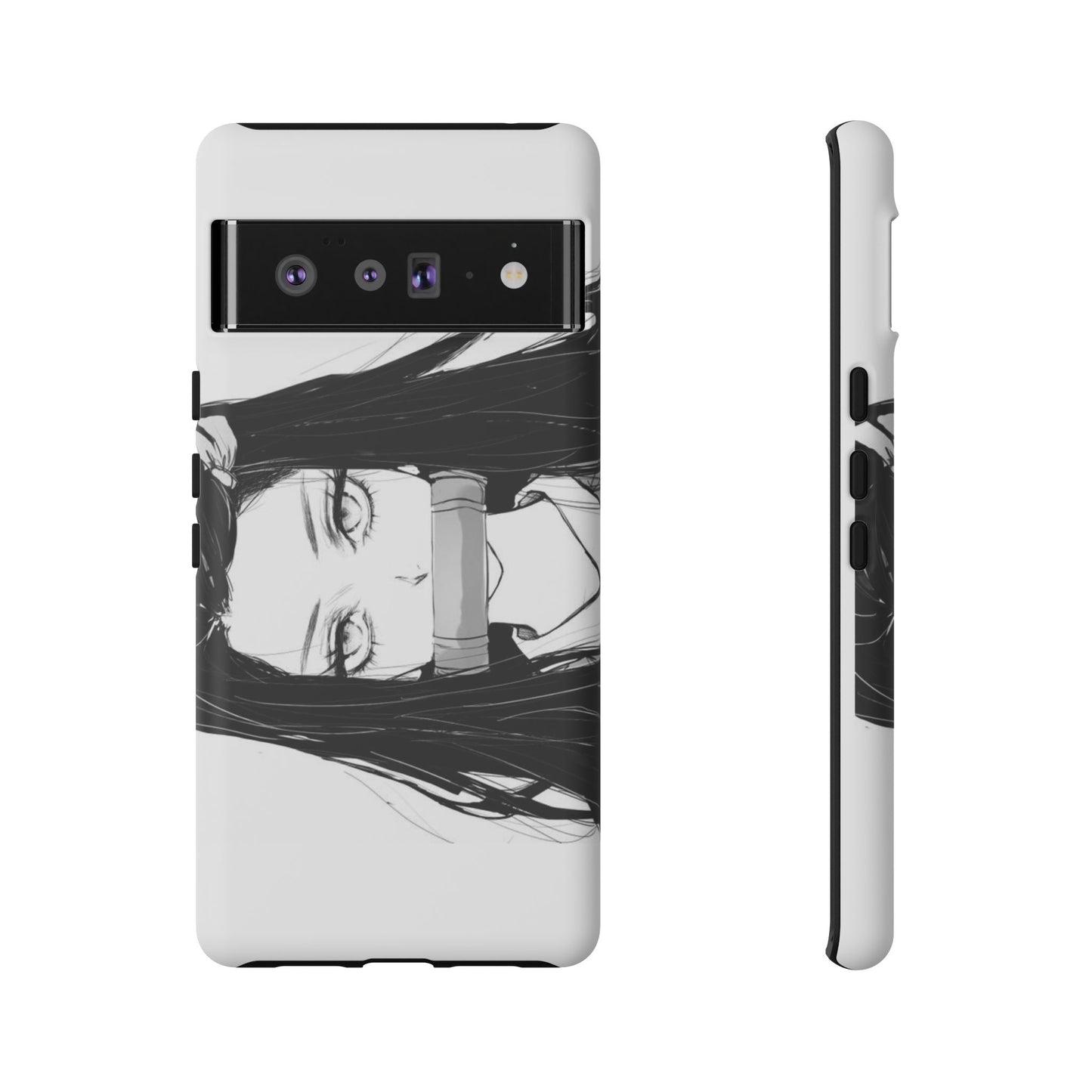 White Nezuko Kamado Clipart Phone Case