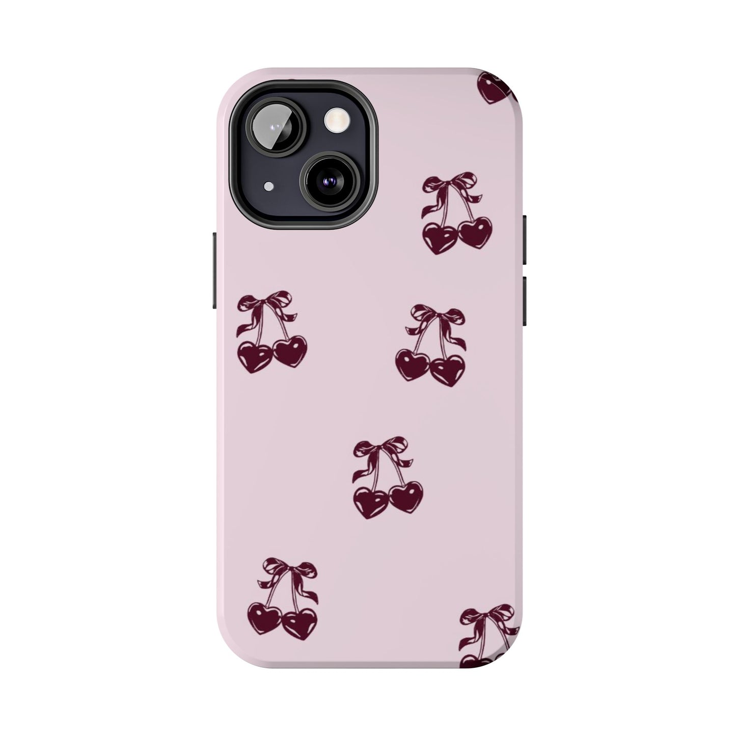 Heart Cherries iPhone Case