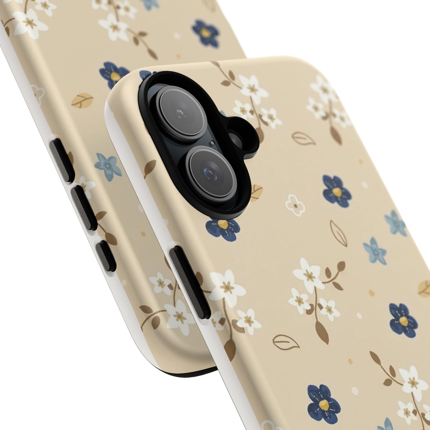 Navy Daisy Phone Case