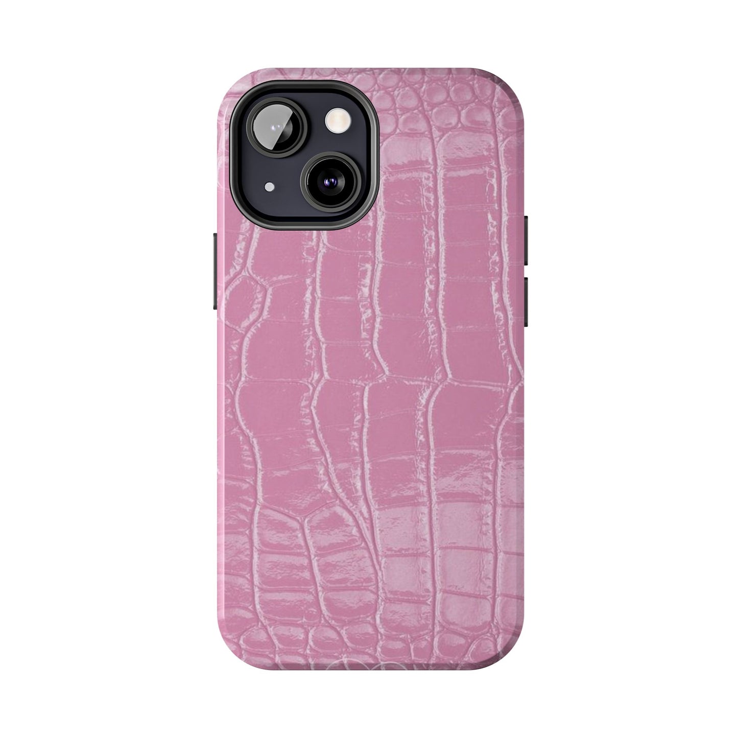 Pink Leather iPhone Case